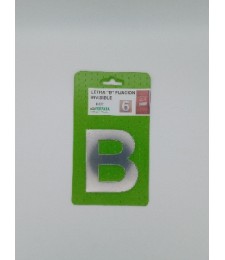Letra 'B' Inoxidable 8cm sin Taladro | Herrajes HE