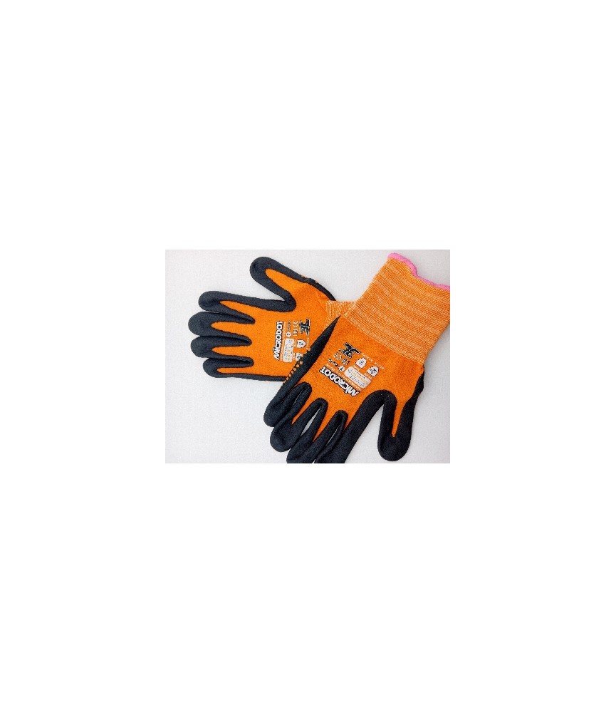 Guantes Microdot WX666 Nº 9 para Protección Laboral | Herrajes HE