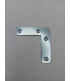 Escuadra Plana Cincada 80mm para Refuerzos Duraderos | Herrajes HE