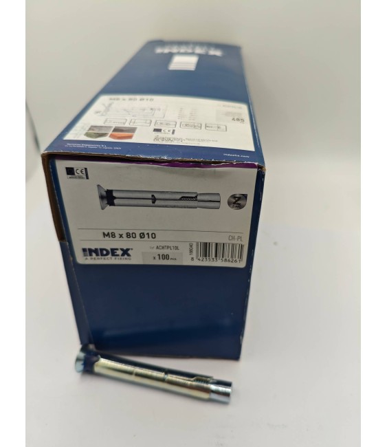 Anclaje CH PL M 8x80 Cabeza Plana | Herrajes HE