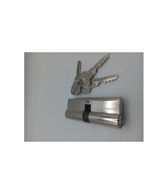 Bombillo Yale 40-40 Níquel Leva Larga Llaves Iguales | Herrajes HE