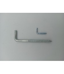 Alcayata de Rosca 19x60mm | Herrajes HE