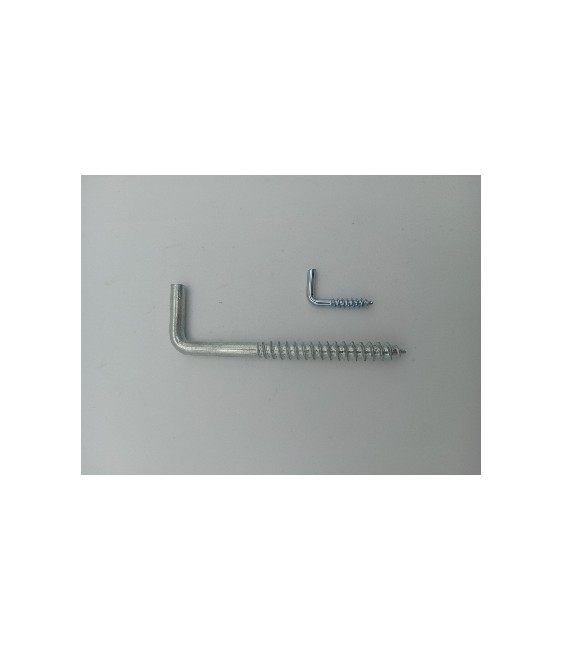 Alcayata de Rosca 19x60mm | Herrajes HE