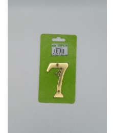 Número Latón Nº7 8cm | Herrajes HE