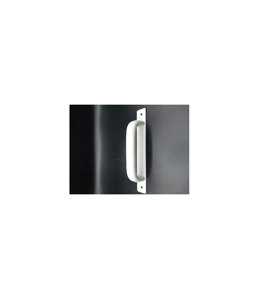 Asa Tirador Ovalada Blanca para Puertas | Herrajes HE