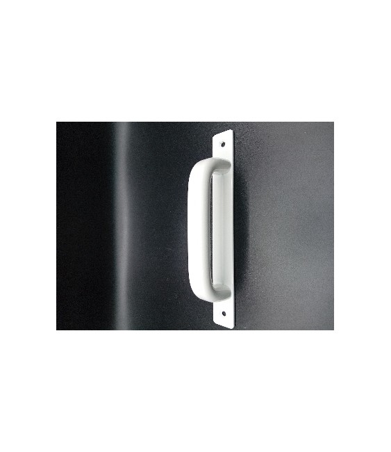 Asa Tirador Ovalada Blanca para Puertas | Herrajes HE