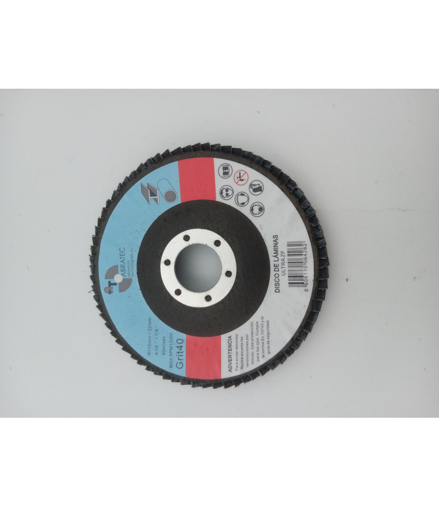 Disco de Láminas 115x22 Grano Z40 | Herrajes HE