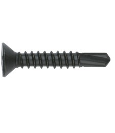 Tornillo Autotaladrante Avellanado 4.2x38 Negro | Herrajes HE