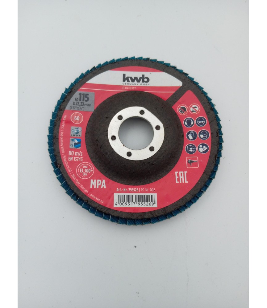 Disco de Láminas 115x22 Grano Z60 | Herrajes HE