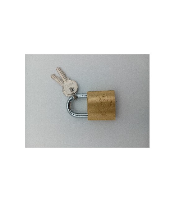 Candado Niza AN-30 Arco Corto Latón | Herrajes HE