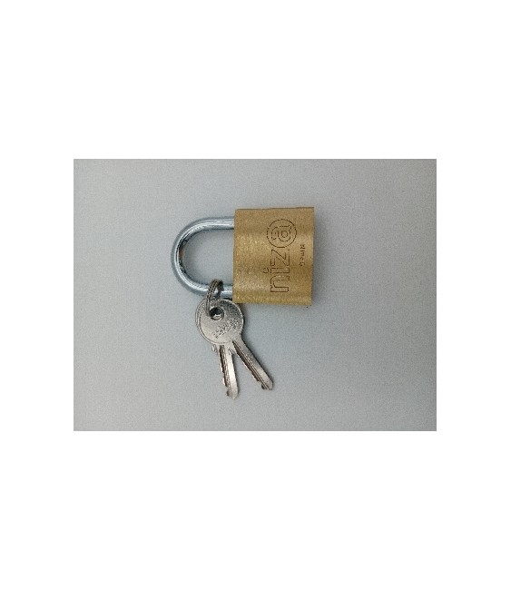 Candado Niza Arco Corto AN-40 Latón Ref.19838 | Herrajes HE