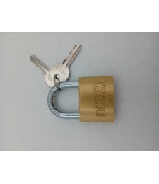 Candado Niza Arco Corto AN-50 Latón Ref.19839 | Herrajes HE