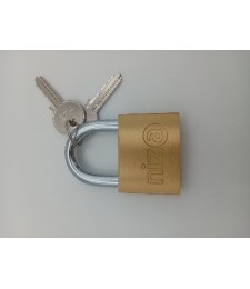 Candado Niza Arco Corto AN-50 Latón Llaves Iguales | Herrajes HE