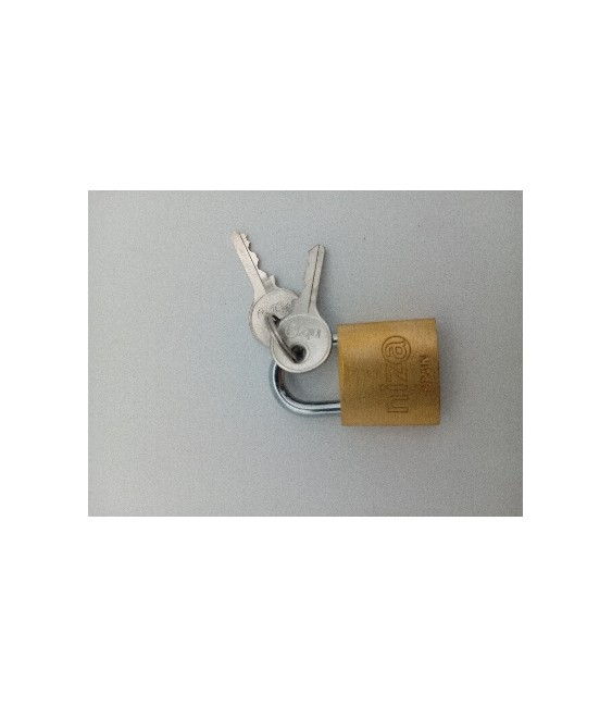 Candado Niza Arco Corto AN-60 Latón Ref.19840 | Herrajes HE