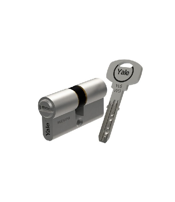 Bombillo Yale 30-50 Seguridad Níquel Leva Larga Cuello Largo | Herrajes HE