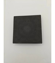 Contera Cuadrada 120x120mm Negra | Herrajes HE