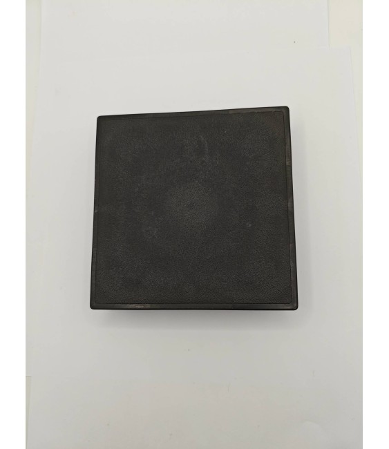 Contera Cuadrada 120x120mm Negra | Herrajes HE