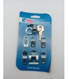 Cerradura Metálica Buzón Cromo RF-60001 | Seguridad Efectiva | Herrajes HE