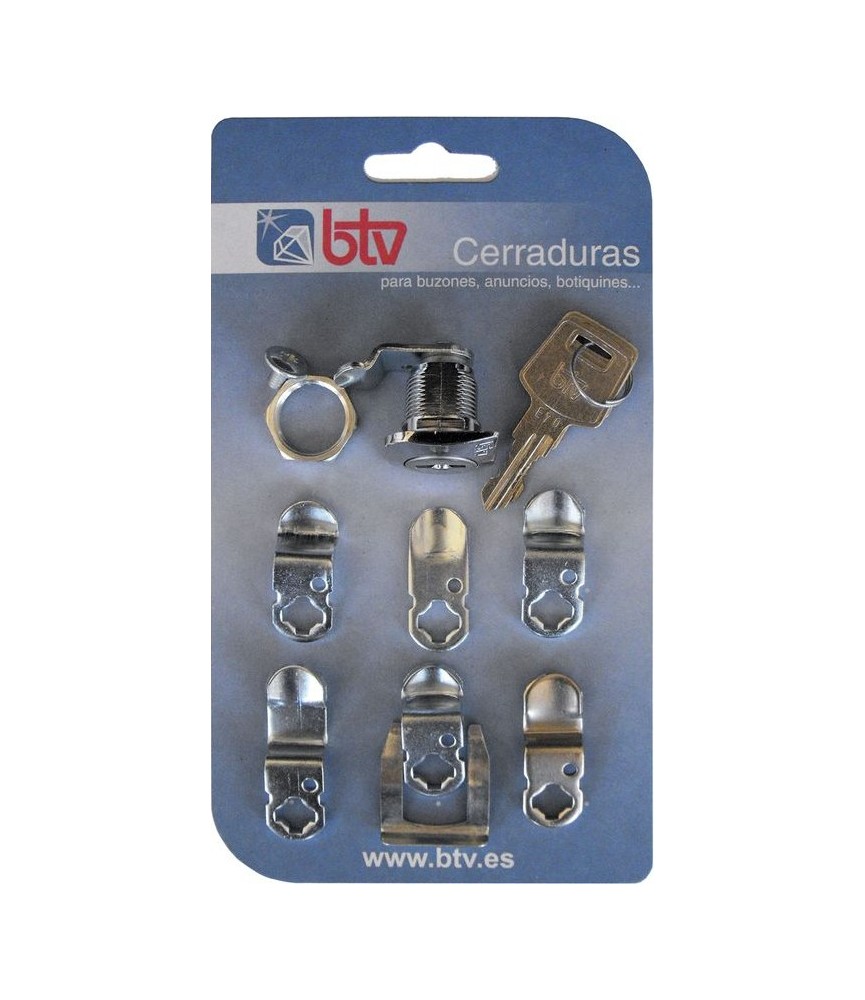 Cerradura Buzón Cromo RF-60001 | Herrajes HE