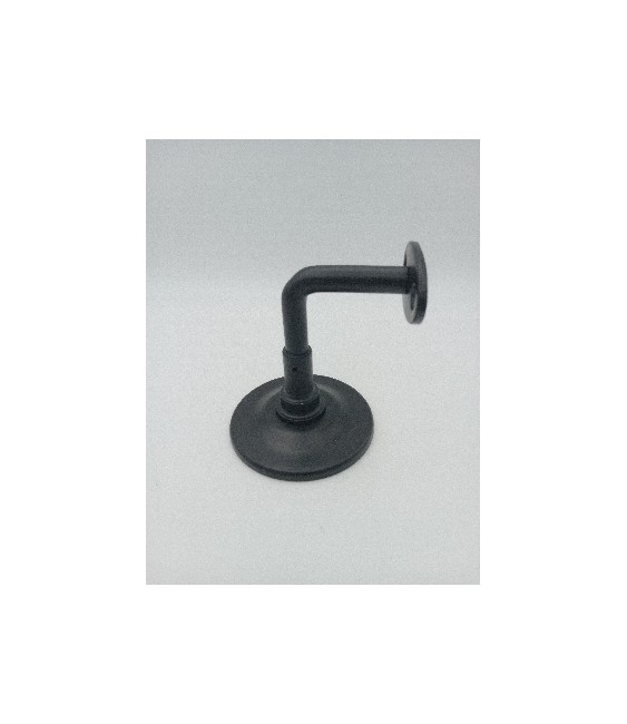 Soporte Pasamanos 24 Negro de Calidad | Herrajes HE