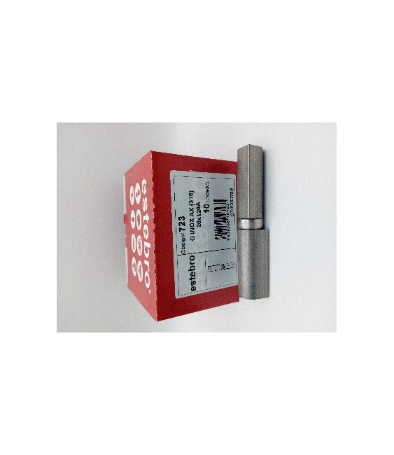 Pernio Gota Axial 20x120 Inox 316 | Herrajes HE