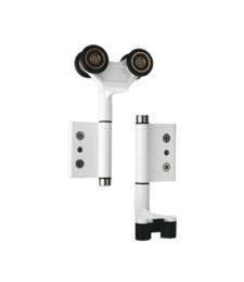 Conjunto Rueda-Patín Final 3T Negro | Herrajes HE