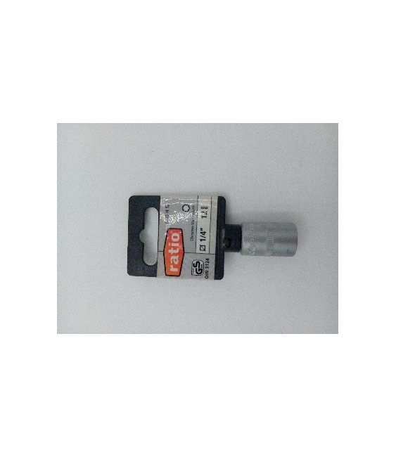 Llave Vaso 1/4\" 12mm Ratio | Herrajes HE