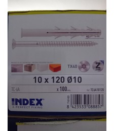 Taco Clavable DIN TC-6A 10x120 mm | Herrajes HE