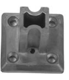 Base Aluminio 30x30 Blanco | Herrajes HE