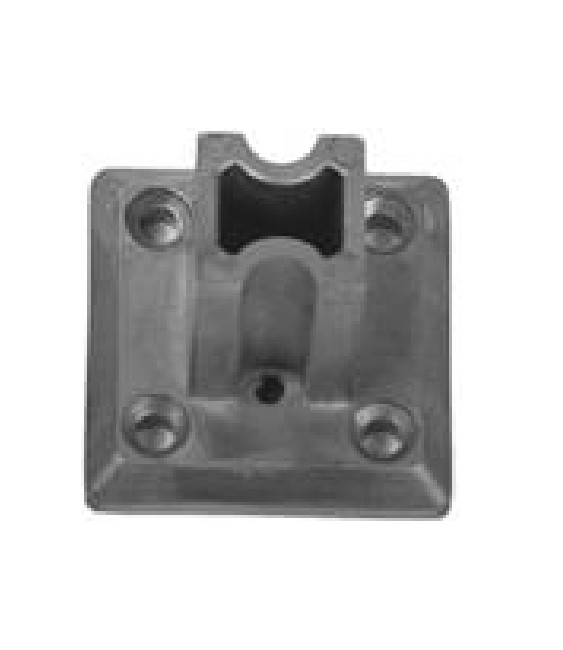 Base Aluminio 30x30 Blanco | Herrajes HE