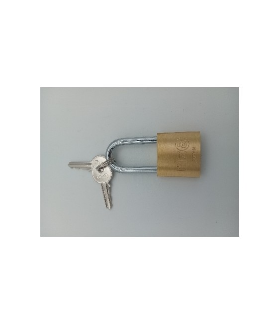 Candado Niza AL-30 Arco Largo Latón | Herrajes HE