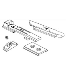 Kit T Inversora 40x20 Negro RF-2025 | Herrajes HE