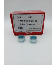 Casquillo 20mm Poleas C10 Ref-551 | Herrajes HE