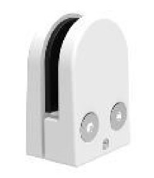 Fijacristal Aluminio Sena Blanco | Herrajes HE