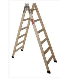 Escalera de Madera 4 Peldaños | Herrajes HE