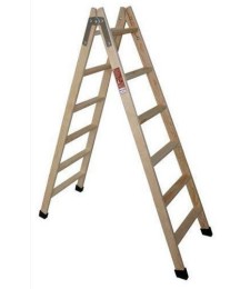 Escalera de Madera 6 Peldaños | Herrajes HE