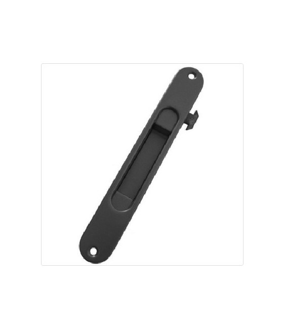 Cierre Embutido E25 Negro | Herrajes para Puertas HE