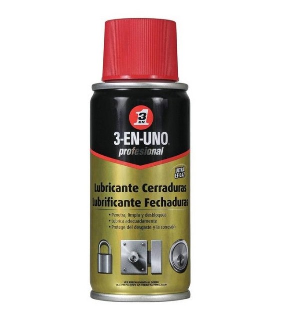 LUBRICANTE 3 EN 1 100 ML PARA CERRADURAS | Herrajes HE