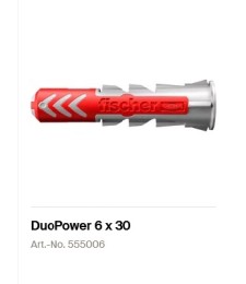 Taco DuoPower 6x30 Fischer | Herrajes HE