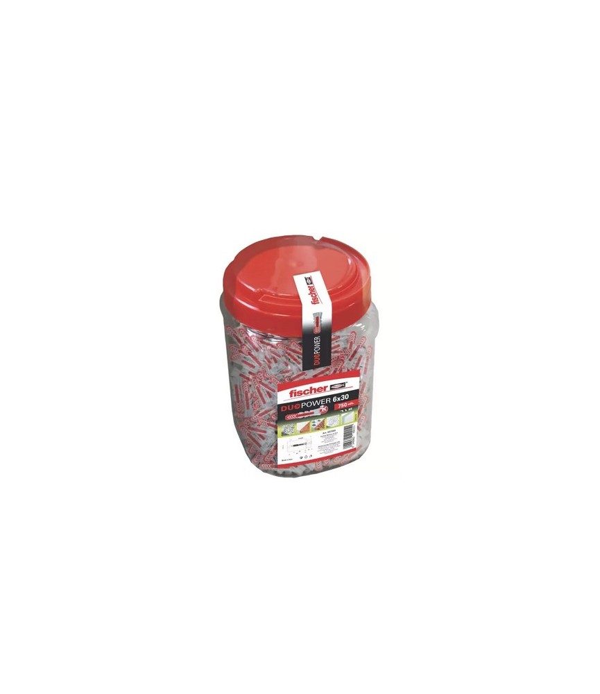 TACO DUOPOWER 6X30 CUBO FISCHER FIJACIÓN | Herrajes HE