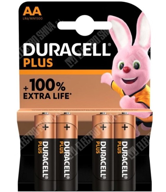 Pila Duracell Plus Power AA LR06 K4 | Herrajes HE