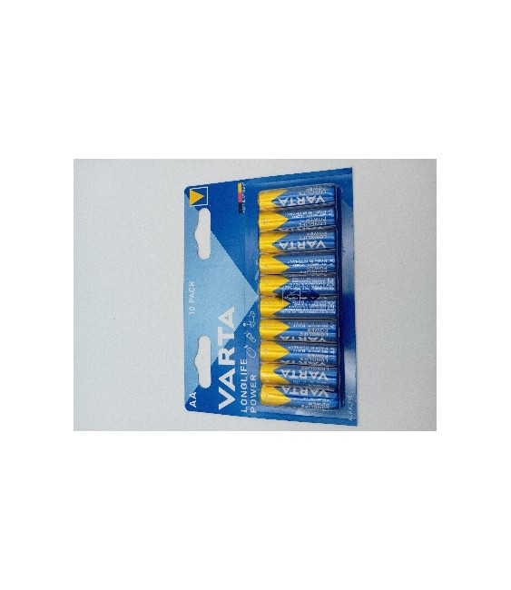 Pilas Varta Longlife Power AA LR06 B10unid | Herrajes HE