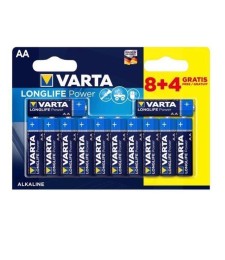 Pila Varta Longlife Power AA LR06 B/8+4 | Herrajes HE