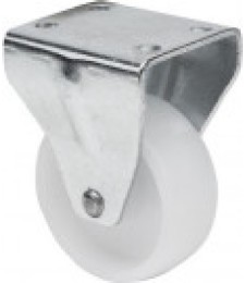 Rueda Fija 2-0046 KG 60 Poliamix Blanca | Herrajes HE