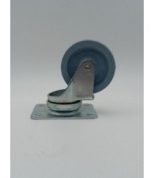 Rueda Giratoria KG 40 Goma Gris | Herrajes HE