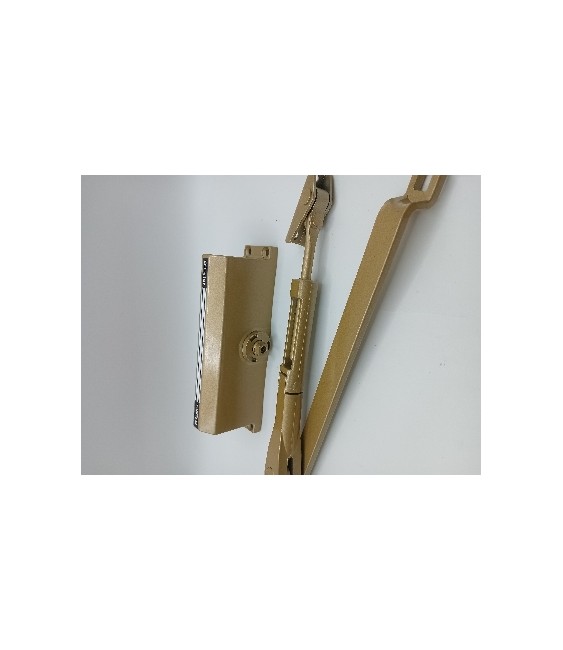 Muelle Justor 13PR Oro | Cierrapuertas Automático | Herrajes HE