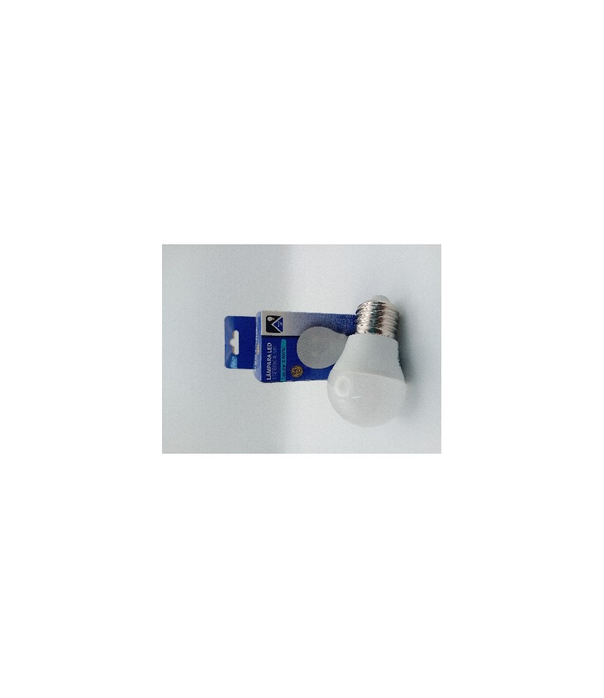 Bombilla Esférica LED E27 6W 6000K | Herrajes HE
