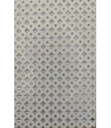 Chapa Perforada Trébol Blanco 2000x1000x0.6mm | Herrajes HE