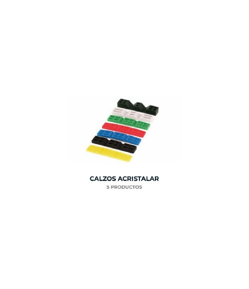 Calzo 20x100x6 mm Negro | Herrajes HE