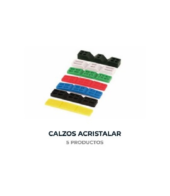 Calzo 20x100x6 mm Negro | Herrajes HE